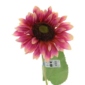 EVERLANDS Sonnenblume Harlekin Rosa & Creme Ø 16 cm 74 cm - Kunstblumen