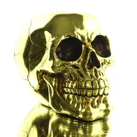 Exotica Cor Mulder Skullhead Totenkopf Goldfarben 10 cm - Polyresin