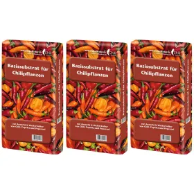 Floragard® Basissubstrat für Chilipflanzen - 20 Liter x 3