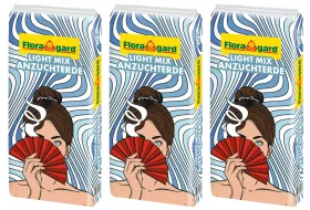 Floragard® LIGHT MIX Anzuchterde - 20 Liter x 3