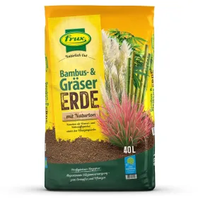 frux® Pro Bambus & Gräsererde mit extra Silizium - 40 Liter