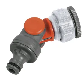 GARDENA® Winkelhahnstück für Wasserhahn mit 33,3 mm (G 1)-Gewinde und für Wasserhahn mit 26,5 mm (G 3/4)-Gewinde, verpackt