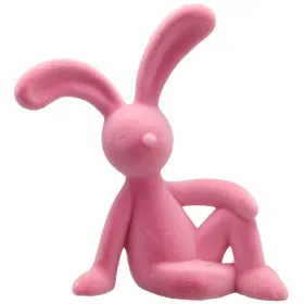 GASPER CREATIV home Osterhase JEFFREY S Rosa sitzend 16 x 23 cm - Kunststoff
