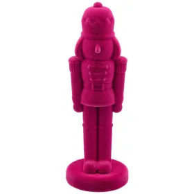 Gasper Dekofigur Nussknacker beflockt pink Ø 11 cm x 31 cm