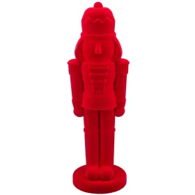 Gasper Dekofigur Nussknacker beflockt rot Ø 15 cm x 50 cm