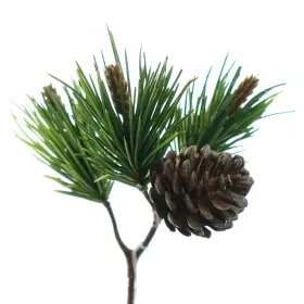 GASPER Kiefernzweig Grün mit Zapfen 22 cm - Kunstpflanzen GASPER Kiefernzweig Grün mit Zapfen 22 cm - Kunstpflanzen