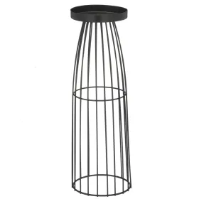 GASPER Lepuro Metallgestell Kerzenhalter groß 12 x 12 x 40 cm, schwarz