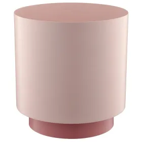 GASPER Lepuro Übertopf DIPPED Rosa mit Fuß Ø 23 cm Gesamthöhe 24 cm - Metall