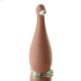 GASPER Oster-Deko Gans Korall mattiert 17 cm - Porzellan