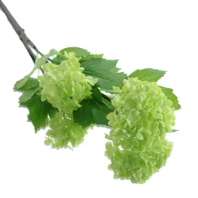 GASPER Schneeball-Zweig hellgrüne Blüten 51 cm - Kunstblumen