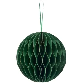 GASPER Weihnachtsanhänger Kugel Dunkelgrün mit Magnetverschluss Ø 20 cm - Papier GASPER Weihnachtsanhänger Kugel Dunkelgrün mit Magnetverschluss Ø 20 cm - Papier
