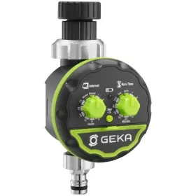 GEKA® Bewässerungscomputer elektronisch mit 1 Ausgang & G3/4 + G1 Hahnadaptern GEKA® Bewässerungscomputer elektronisch mit 1 Ausgang & G3/4 + G1 Hahnadaptern
