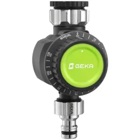 GEKA® Bewässerungsuhr mechanisch mit 1 Ausgang & G3/4 + G1 Hahnadaptern GEKA® Bewässerungsuhr mechanisch mit 1 Ausgang & G3/4 + G1 Hahnadaptern
