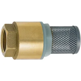 GEKA® Fußventil mit Edelstahlsaugkorb Innengewinde 1 1/4 Zoll Messing GEKA® Fußventil mit Edelstahlsaugkorb Innengewinde 1 1/4 Zoll Messing