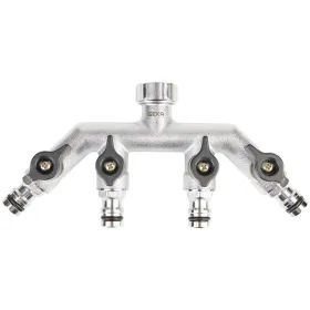 GEKA® plus-Vierwegeventil Stecksystem IG G 3/4 MS Cr EAN