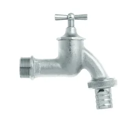 GEKA® Wasserhahn 1/2 Zoll mit Schlauchverschraubung - 13 mm Messing Chrom matt GEKA® Wasserhahn 1/2 Zoll mit Schlauchverschraubung - 13 mm Messing Chrom matt