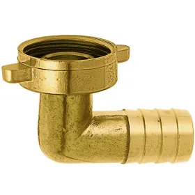 GEKA® Winkelschlauchverschraubung 90° Innengewinde 1 Zoll - 19 mm Messing GEKA® Winkelschlauchverschraubung 90° Innengewinde 1 Zoll - 19 mm Messing