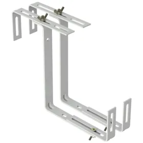 Geli 2 Blumenkastenhalter TYP D Weiß 2-fach verstellbar
