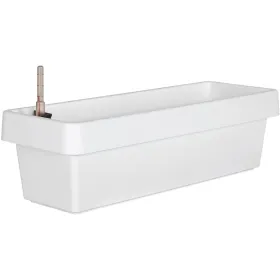 Geli Bewässerungsblumenkasten VIVA Weiß 60 x 21,2 cm - Kunststoff Geli Bewässerungsblumenkasten VIVA Weiß 60 x 21,2 cm - Kunststoff