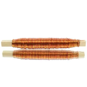 H & R Bastel - Decolackwickeldraht Orange rostfrei Ø 0,5 mm - 50 Meter