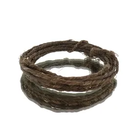H & R Bastel - Rustic Wire Brandy braun ummantelter Draht Ø 3-5 mm - 3 Meter