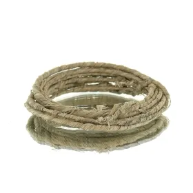 H & R Bastel - Rustic Wire Natur beige-braun ummantelter Draht Ø 3-5 mm - 3 Meter