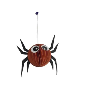 Boltze Hängefigur Websy Spinne Orangebraun Höhe 17 cm - Papier