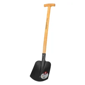 IDEAL-Kompakt-Schaufel Sandschaufel für Kinder und Camping 63 cm - Eschen-T-Stiel