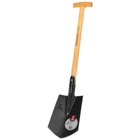 IDEAL-Kompakt-Spaten Geestemünder Form mit 60 cm Eschen-T-Stiel