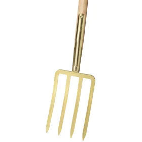 IDEAL-Spatengabel leicht Goldfarben Eschen-T-Stiel 85 cm
