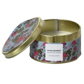 Kaemingk Duftkerze in Dose Home Retreat Ø 7,8 cm Höhe 4,5 cm - Wachs & Metall