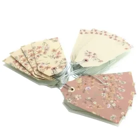 Kaemingk Geschenkanhänger 3 florale Motive 12 Stück - Papier Kaemingk Geschenkanhänger 3 florale Motive 12 Stück - Papier