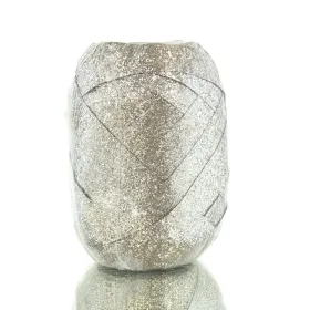 Kaemingk Geschenkband Creme mit Glitzereffekt - 20 Meter