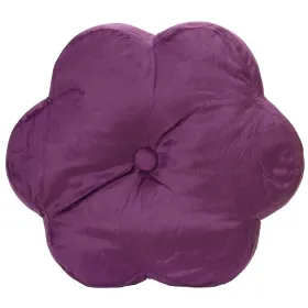 Decoris® Indoor-Kissen Blüte Lila Ø 38 cm - Polyester