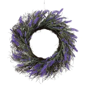 Kaemingk Kranz mit Lavendel Ø 55 H: 10 cm - Kunstblumen