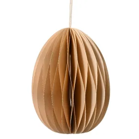 Kaemingk Osterdeko Papier-Ei Ø 17 cm Höhe 22 cm - beige - 100% FSC