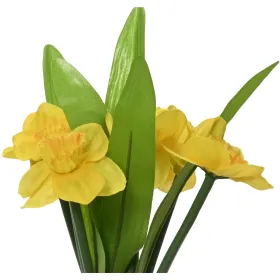 EVERLANDS Mini-Osterglocken Gelb Ø 5,5 cm 25 cm 7er Bund - Kunstblumen