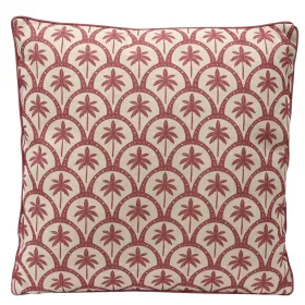 Kaemingk Outdoor-Kissen Palmen rosa L: 3 W: 45 H: 45 cm - Polyester-Baumwolle