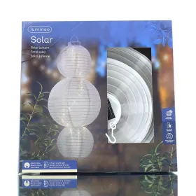 Lumineo Solar Laterne H70 cm warmes weiß