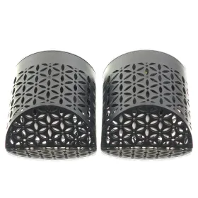 Kaemingk Solar LED Wandlampen Schwarz je 1 LED 11 x 11 im 2er Set - warmweiß