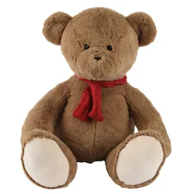 Weihnachtsteddybär mit Schal Höhe 25 cm Breite 20 cm Länge 25 cm