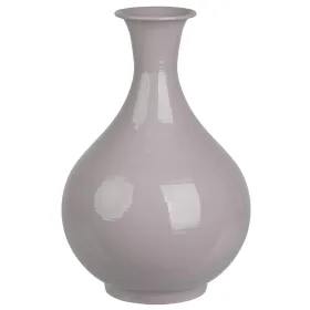 Kaemingk Vase konisch lilagrau lasiert Ø 23 cm H: 35 cm - Eisen