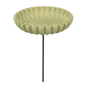 Kaemingk Vogelfutterstelle/-tränke Grün Ø 32 cm 58,5 cm - Bambusfaser & Metall