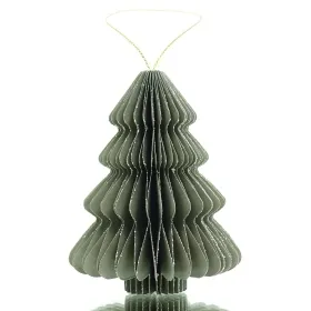 Kaemingk Weihnachtsanhänger Tannenbaum Grau Glitter & Aufhänger 14,5 cm - Papier Kaemingk Weihnachtsanhänger Tannenbaum Grau Glitter & Aufhänger 14,5 cm - Papier