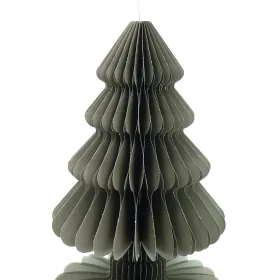 Kaemingk Weihnachtsanhänger Tannenbaum Grau Glitter & Aufhänger 40 cm - Papier Kaemingk Weihnachtsanhänger Tannenbaum Grau Glitter & Aufhänger 40 cm - Papier