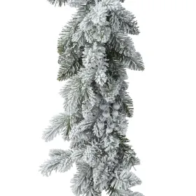 Weihnachtsdeko Aspengirlande Grün beschneidt Ø 25 cm Länge 2,7 m - Kunstpflanzen