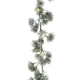 Kaemingk Weihnachtsdeko Girlande mit Micro LED Grün beschneidt L: 1,9 m B: 8 cm H: 5 cm - Kunstpflanzen