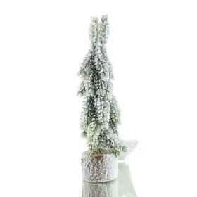 Kaemingk Weihnachtsdeko Minitanne Beschneit auf Holzbasis 20 cm - Kunststoff Kaemingk Weihnachtsdeko Minitanne Beschneit auf Holzbasis 20 cm - Kunststoff