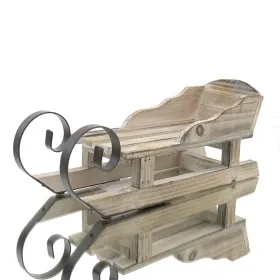 Kaemingk Weihnachtsdeko Schlitten Natur 33,5 cm - Tannenholz & Metall Kaemingk Weihnachtsdeko Schlitten Natur 33,5 cm - Tannenholz & Metall