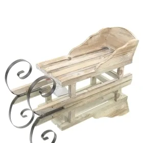 Kaemingk Weihnachtsdeko Schlitten Natur 48,5 cm - Tannenholz & Metall Kaemingk Weihnachtsdeko Schlitten Natur 48,5 cm - Tannenholz & Metall